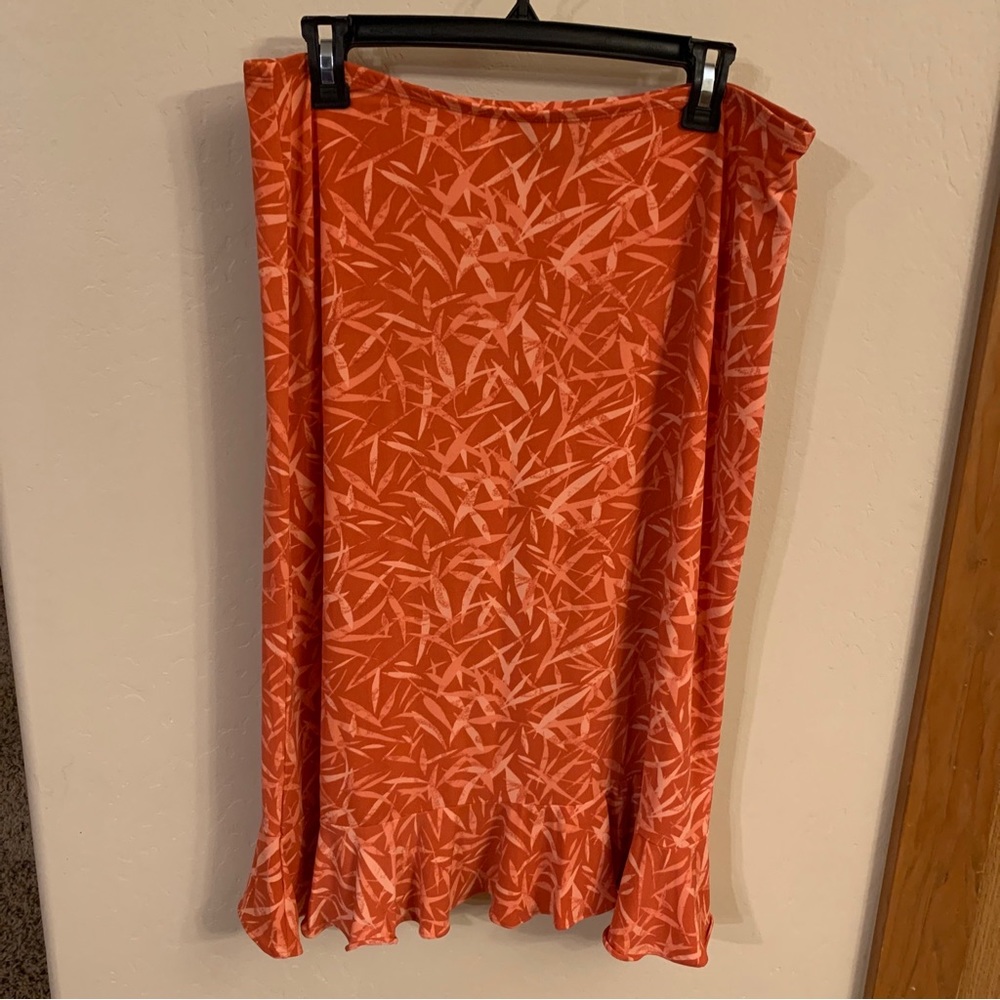 Merona skirt large fit and flare knee length